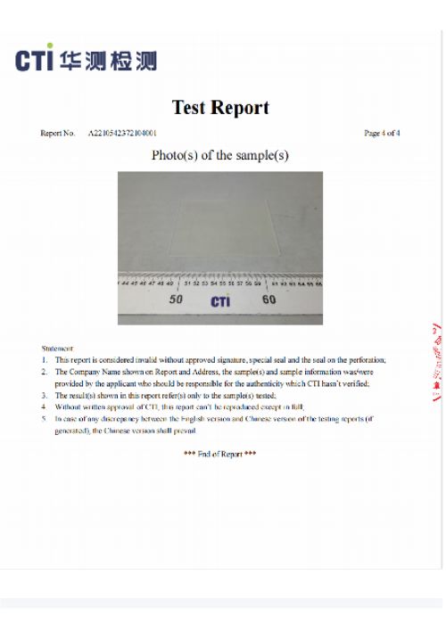 testing report