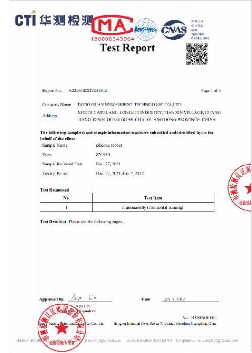testing report